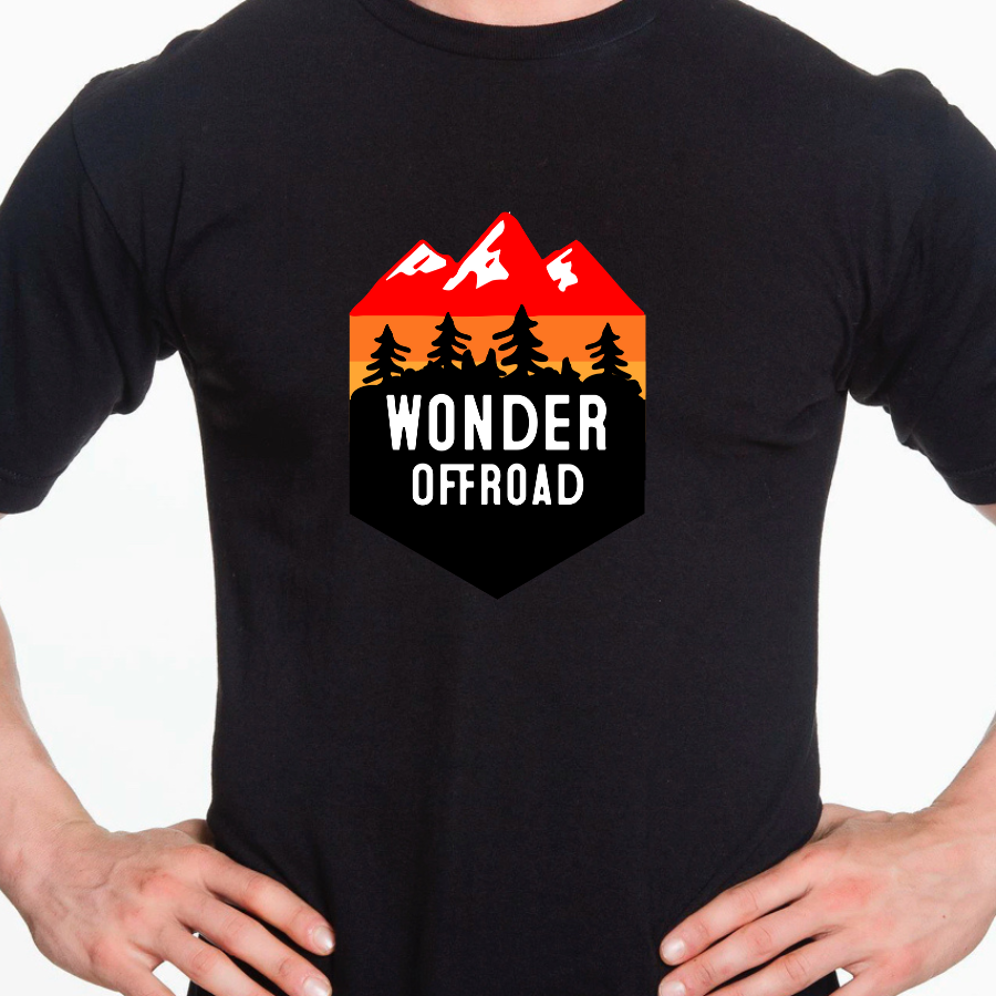 Wonder Offroad Large Print Tshirt