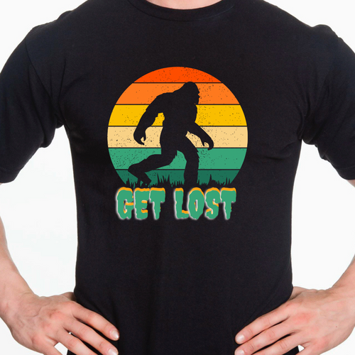 GET LOST Big foot shirt